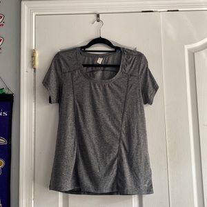 Grey Marika workout shirt size Large